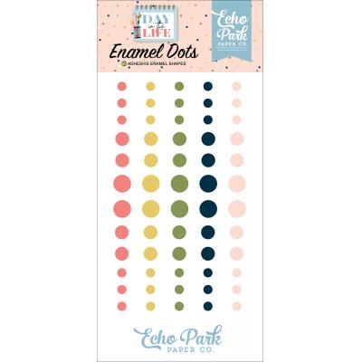 Echo Park Day In The Life Embellishments - Enamel Dots